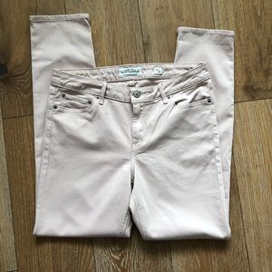 Lucky Brand pale pink skinny jeans